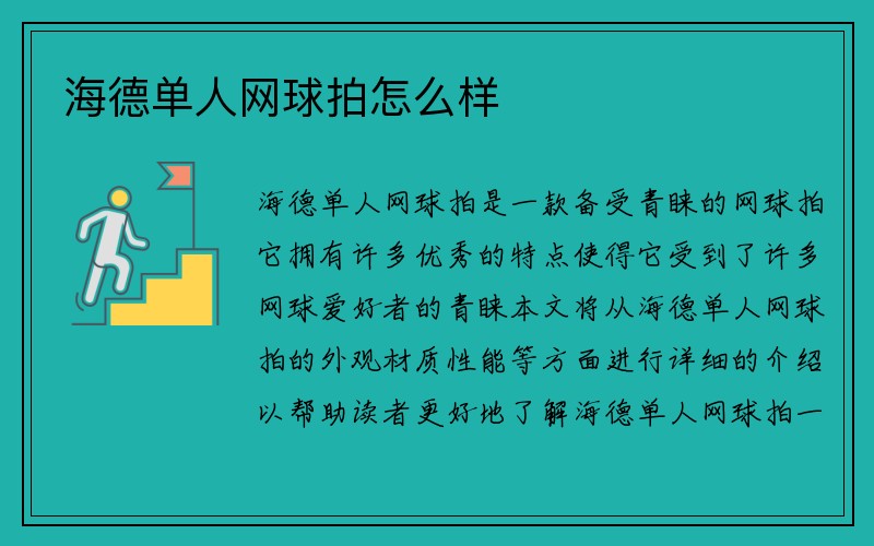 海德单人网球拍怎么样